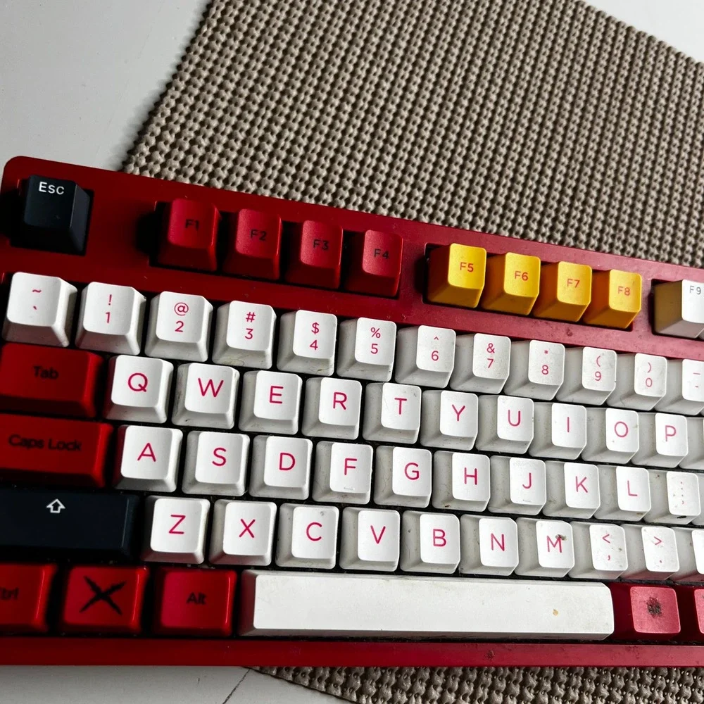 Akko 3087 v2 One Piece Mechanical Keyboard Red TKL Wired Gaming Anime Edition